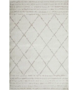 Loomaknoti Kissandrah Bennita Cream/Beige EKI006 4 ft. X 6 ft. Rectangle Rug