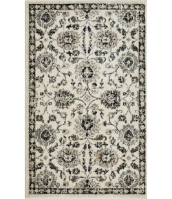 Loomaknoti Celena Ashbil Cream/Blue EC005 3 ft. 3 in. X 5 ft. 3 in. Rectangle Rug