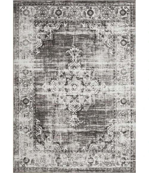 Loomaknoti Rhane Allinzie Cream/Gray ER021 9 ft. 10 in. X 12 ft. 10 in. Rectangle Rug