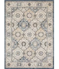 Loomaknoti Kehleigh Dravan Blue/Cream EK001 7 ft. 10 in. X 9 ft. 10 in. Rectangle Rug
