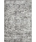Loomaknoti Rhane Alemern Gray/Cream ER019 4 ft.  X 6 ft.  Rectangle Rug
