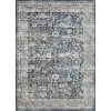 Loomaknoti Kehleigh Oviel Blue/Cream EK013 7 ft. 10 in. X 9 ft. 10 in. Rectangle Rug