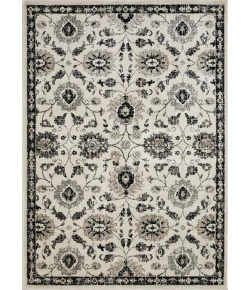 Loomaknoti Celena Ashbil Cream/Blue EC005 7 ft. 10 in. X 9 ft. 10 in. Rectangle Rug