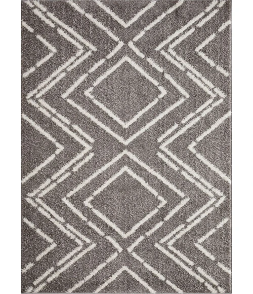 Loomaknoti Vemoa Armeley Gray/Cream EV004 9 ft. 10 in. X 12 ft. 10 in. Rectangle Rug
