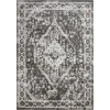 Loomaknoti Rhane Adleigh Gray/Cream ER012 9 ft. 10 in. X 12 ft. 10 in. Rectangle Rug