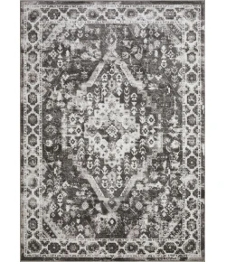 Loomaknoti Rhane Adleigh Gray/Cream ER012 9 ft. 10 in. X 12 ft. 10 in. Rectangle Rug