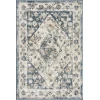Loomaknoti Kehleigh Zofionz Blue/Cream EK004 2 ft. X 3 ft. Rectangle Rug