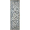 Loomaknoti Kehleigh Avalie Blue/Cream EK017 2 ft. X 6 ft. 7 in. Rectangle Rug