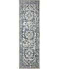 Loomaknoti Kehleigh Avalie Blue/Cream EK017 2 ft. X 6 ft. 7 in. Rectangle Rug