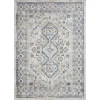 Loomaknoti Kehleigh Awester Cream/Blue EK018 7 ft. 10 in. X 9 ft. 10 in. Rectangle Rug