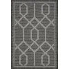Loomaknoti Breyleigh Chendler Gray/Gray EB001 2 ft. X 3 ft. Rectangle Rug