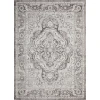 Loomaknoti Rhane Valok Gray/Cream ER003 6 ft. 7 in. X 9 ft. 2 in. Rectangle Rug
