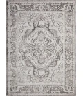Loomaknoti Rhane Valok Gray/Cream ER003 6 ft. 7 in. X 9 ft. 2 in. Rectangle Rug