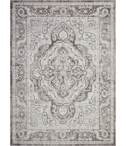 Loomaknoti Rhane Valok Gray/Cream ER003 6 ft. 7 in. X 9 ft. 2 in. Rectangle Rug