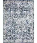 Loomaknoti Kehleigh Azbailie Blue/Cream EK015 9 ft. 10 in. X 12 ft. 10 in. Rectangle Rug