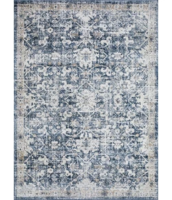 Loomaknoti Kehleigh Azbailie Blue/Cream EK015 9 ft. 10 in. X 12 ft. 10 in. Rectangle Rug
