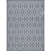 Loomaknoti Breyleigh Chendler Blue/Cream EB001 9 ft. 10 in. X 12 ft. 10 in. Rectangle Rug