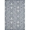 Loomaknoti Breyleigh Calitrah Blue/Cream EB005 4 ft. X 6 ft. Rectangle Rug