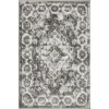 Loomaknoti Rhane Adleigh Gray/Cream ER012 2 ft. X 3 ft. Rectangle Rug