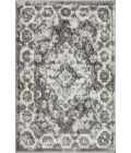 Loomaknoti Rhane Adleigh Gray/Cream ER012 2 ft.  X 3 ft.  Rectangle Rug
