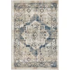 Loomaknoti Kehleigh Alarik Blue/Cream EK005 2 ft. X 3 ft. Rectangle Rug