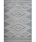 Loomaknoti Kissandrah Bayrend Gray/Cream EKI005 4 ft. X 6 ft. Rectangle Rug