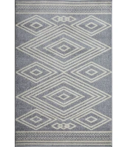Loomaknoti Kissandrah Bayrend Gray/Cream EKI005 4 ft. X 6 ft. Rectangle Rug