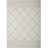 Loomaknoti Kissandrah Bennita Cream/Gray EKI006 6 ft. 7 in. X 9 ft. 2 in. Rectangle Rug