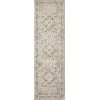 Loomaknoti Kehleigh Abrem Cream/Blue EK003 2 ft. X 6 ft. 7 in. Rectangle Rug