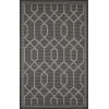 Loomaknoti Breyleigh Chendler Gray/Gray EB001 3 ft. X 5 ft. Rectangle Rug