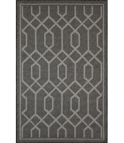 Loomaknoti Breyleigh Chendler Gray/Gray EB001 3 ft. X 5 ft. Rectangle Rug