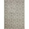 Loomaknoti Celena Alizia Cream/Blue EC002 6 ft. 7 in. X 9 ft. 2 in. Rectangle Rug