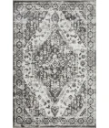 Loomaknoti Rhane Adleigh Cream/Gray ER012 4 ft.  X 6 ft.  Rectangle Rug