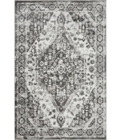 Loomaknoti Rhane Adleigh Cream/Gray ER012 4 ft. X 6 ft. Rectangle Rug