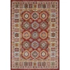 Loomaknoti Alsbrooke Delary Orange/Cream EA005 6 ft. 7 in. X 9 ft. 2 in. Rectangle Rug