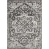 Loomaknoti Rhane Alemern Gray/Cream ER019 6 ft. 7 in. X 9 ft. 2 in. Rectangle Rug