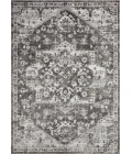 Loomaknoti Rhane Alemern Gray/Cream ER019 6 ft. 7” X 9 ft. 2” Rectangle Rug