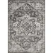 Loomaknoti Rhane Alemern Gray/Cream ER019 6 ft. 7 in. X 9 ft. 2 in. Rectangle Rug