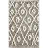Loomaknoti Vemoa Avonako Gray/Cream EV003 2 ft. X 3 ft. Rectangle Rug