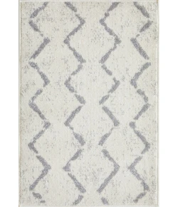 Loomaknoti Kissandrah Brynder Cream/Gray EKI001 2 ft. X 3 ft. Rectangle Rug
