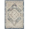 Loomaknoti Kehleigh Abagail Blue/Cream EK002 2 ft. X 3 ft. Rectangle Rug