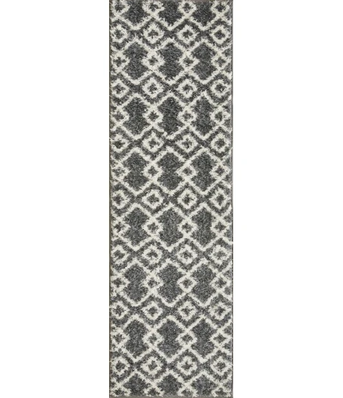 Loomaknoti Vemoa Adeta Blue/Cream EV001 2 ft.  X 6 ft. 7” Rectangle Rug