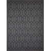 Loomaknoti Breyleigh Chendler Gray/Gray EB001 7 ft. 10 in. X 9 ft. 10 in. Rectangle Rug