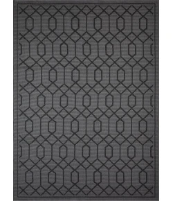 Loomaknoti Breyleigh Chendler Gray/Gray EB001 7 ft. 10 in. X 9 ft. 10 in. Rectangle Rug