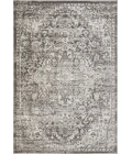 Loomaknoti Rhane Valeina Gray/Cream ER004 4 ft. X 6 ft. Rectangle Rug