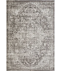 Loomaknoti Rhane Valeina Gray/Cream ER004 4 ft. X 6 ft. Rectangle Rug