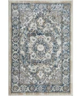 Loomaknoti Kehleigh Avalie Blue/Cream EK017 2 ft. X 3 ft. Rectangle Rug