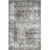 Loomaknoti Rhane Allinzie Cream/Gray ER021 4 ft. X 6 ft. Rectangle Rug