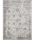 Loomaknoti Rhane Allory Gray/Cream ER014 6 ft. 7” X 9 ft. 2” Rectangle Rug