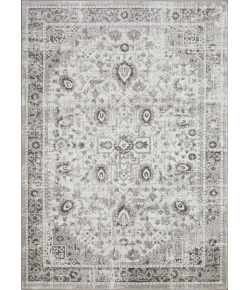 Loomaknoti Rhane Allory Gray/Cream ER014 6 ft. 7 in. X 9 ft. 2 in. Rectangle Rug